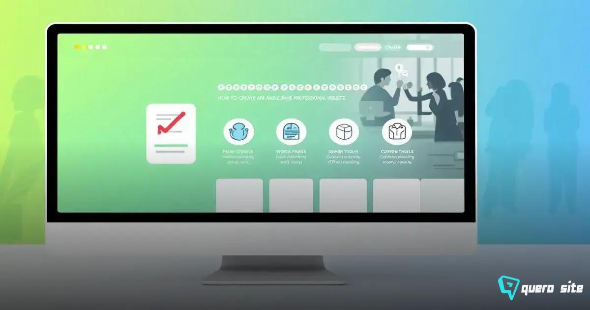 Como Criar um Site Profissional Incrível em 5 Passos Simples