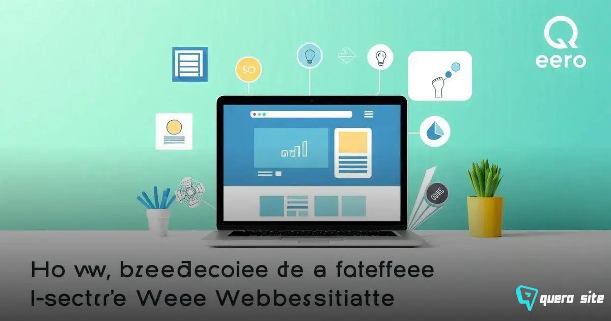 Como o Quero Site pode ajudar a criar seu site Como o Quero Site pode ajudar a criar seu site