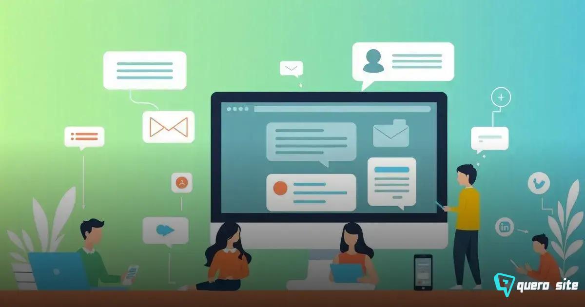 Como um site facilita a comunicação direta