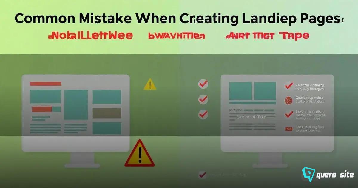 Erros Comuns ao Criar Landing Pages: Evite Estas Armadilhas