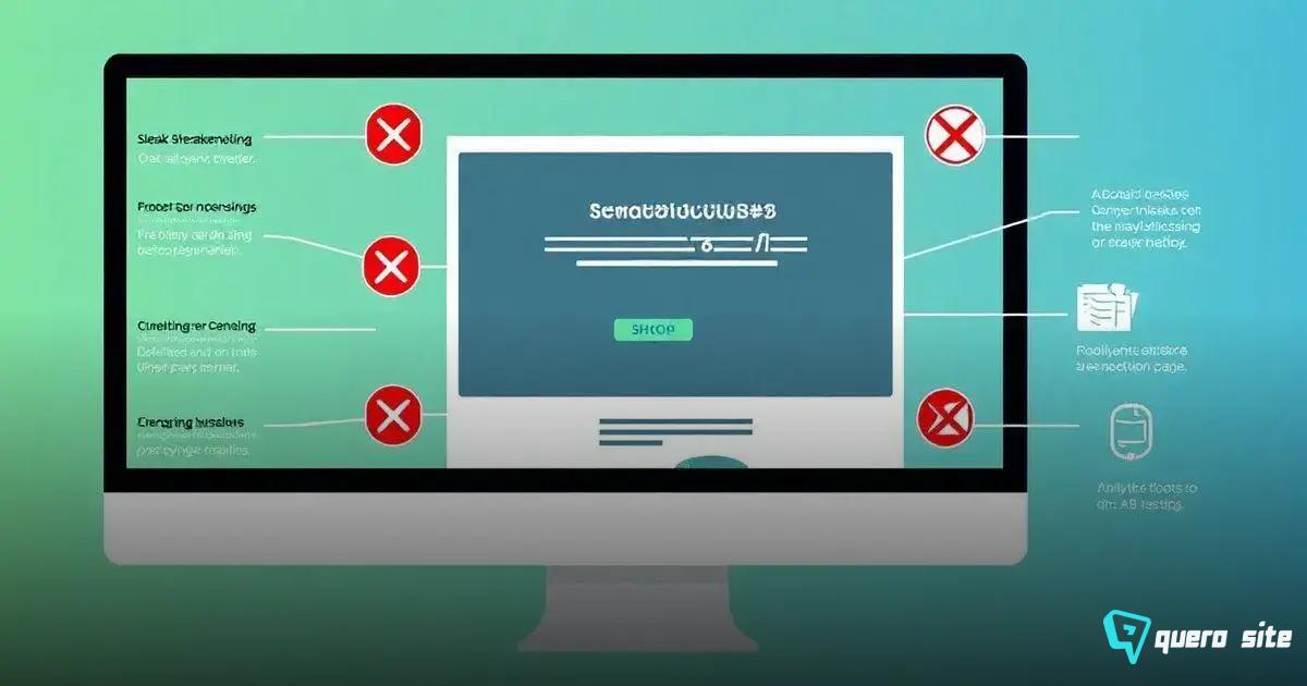 Erros comuns ao criar uma landing page Erros comuns ao criar uma landing page