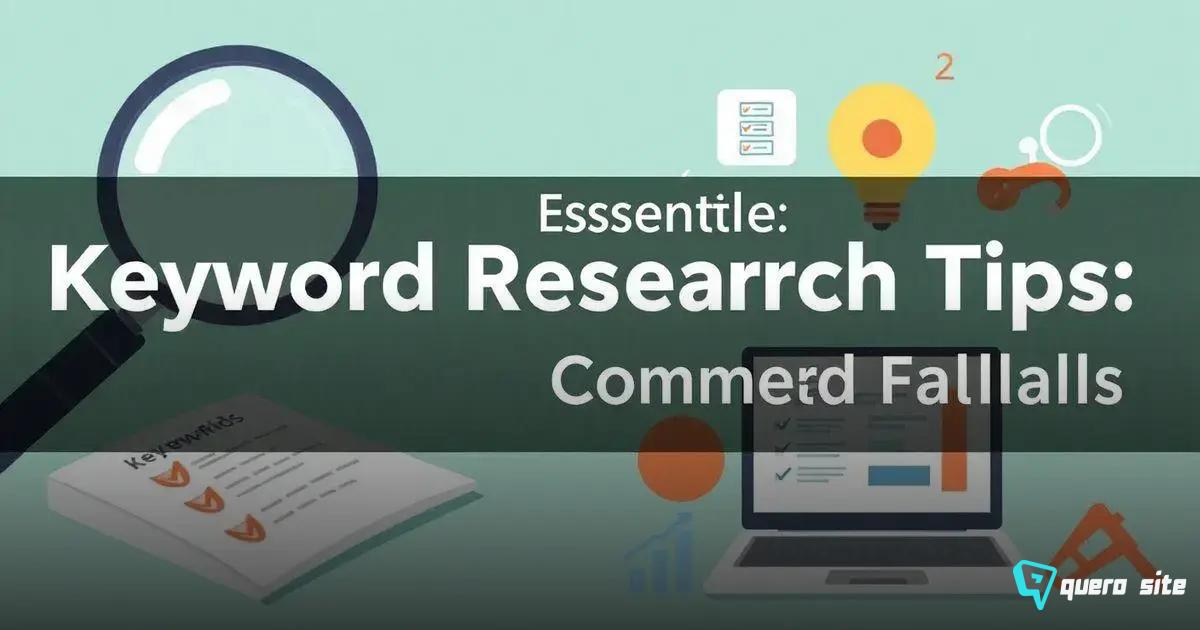 Erros comuns na pesquisa de palavras-chave Erros comuns na pesquisa de palavras-chave