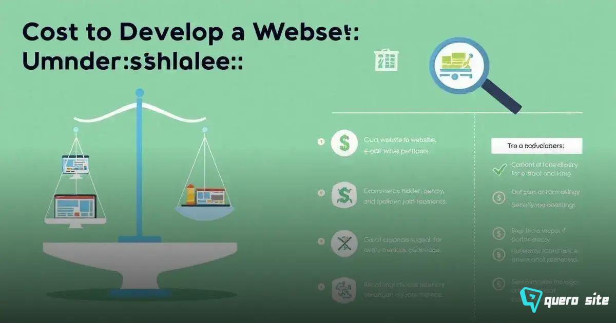 Fatores que influenciam o custo para desenvolver um site