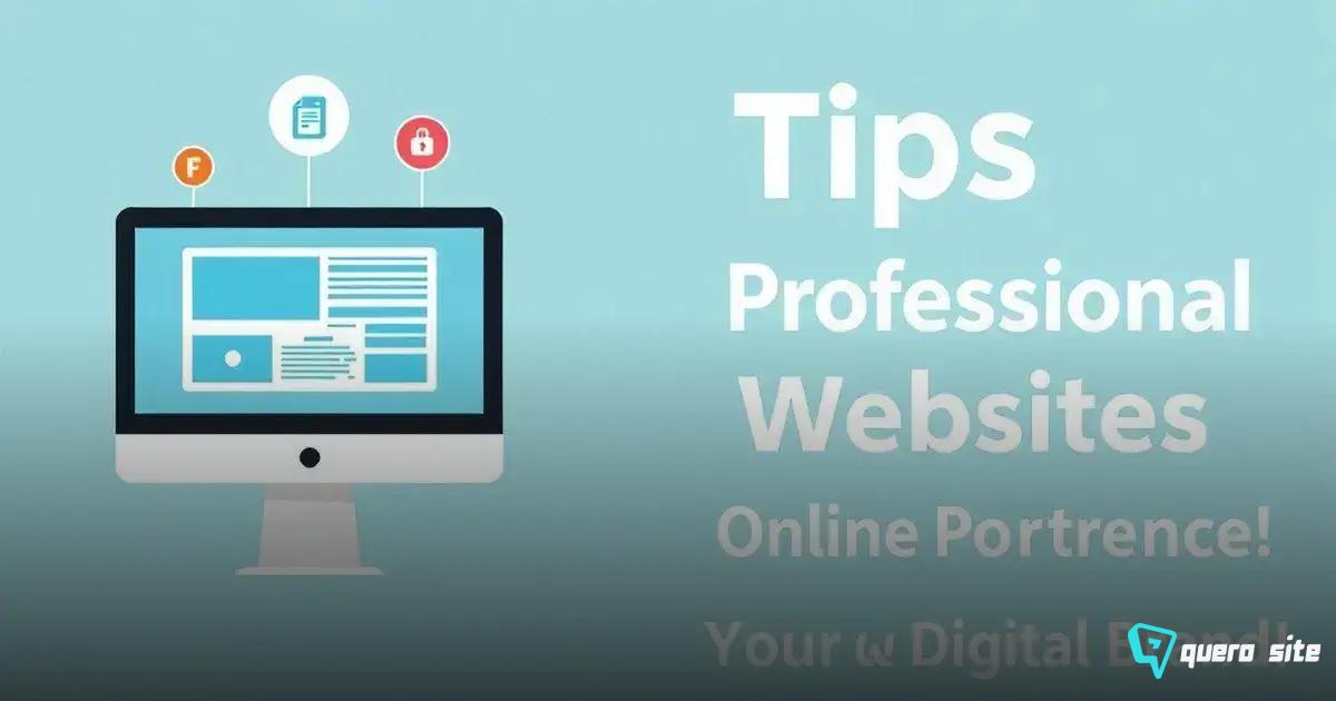 Importância de um site profissional Importância de um site profissional