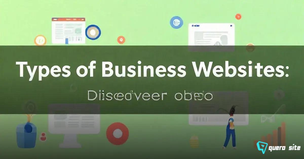 O que são tipos de sites para negócios?