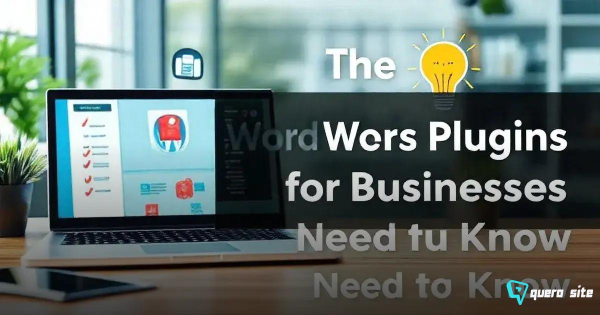 Os Melhores Plugins WordPress para Empresas Que Você Precisa Conhecer