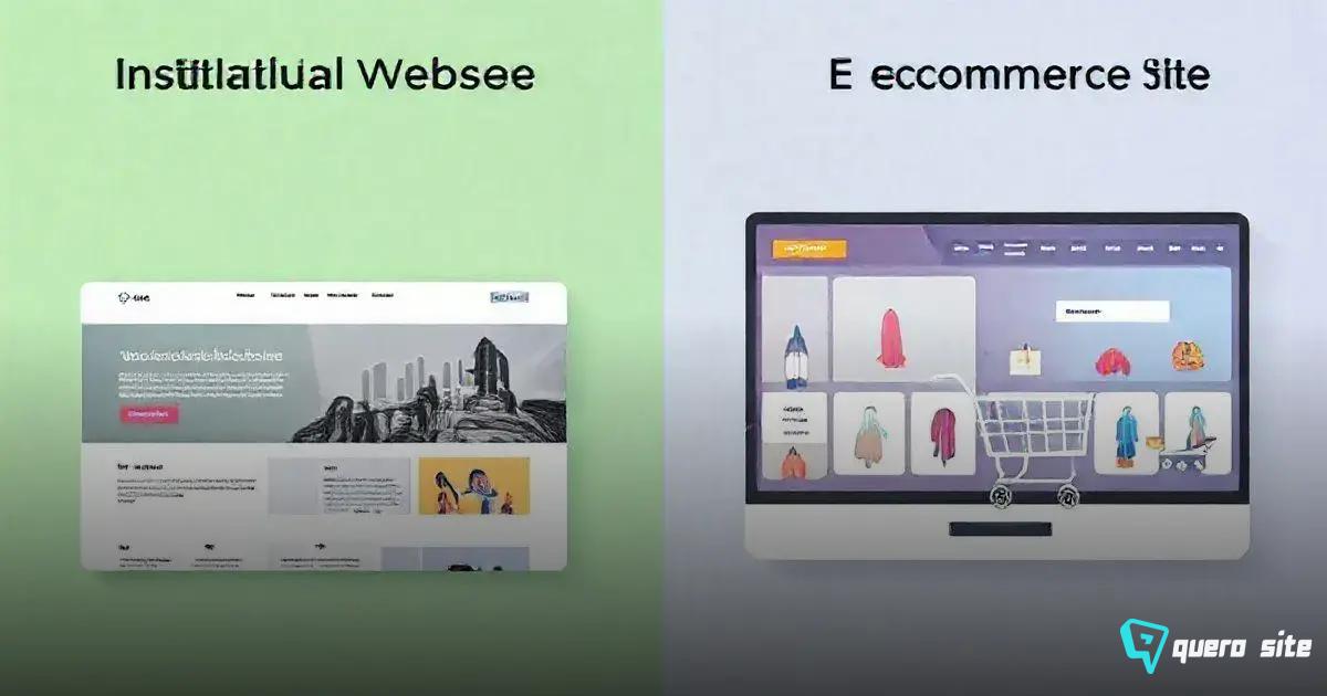 Principais diferenças entre os dois tipos de site