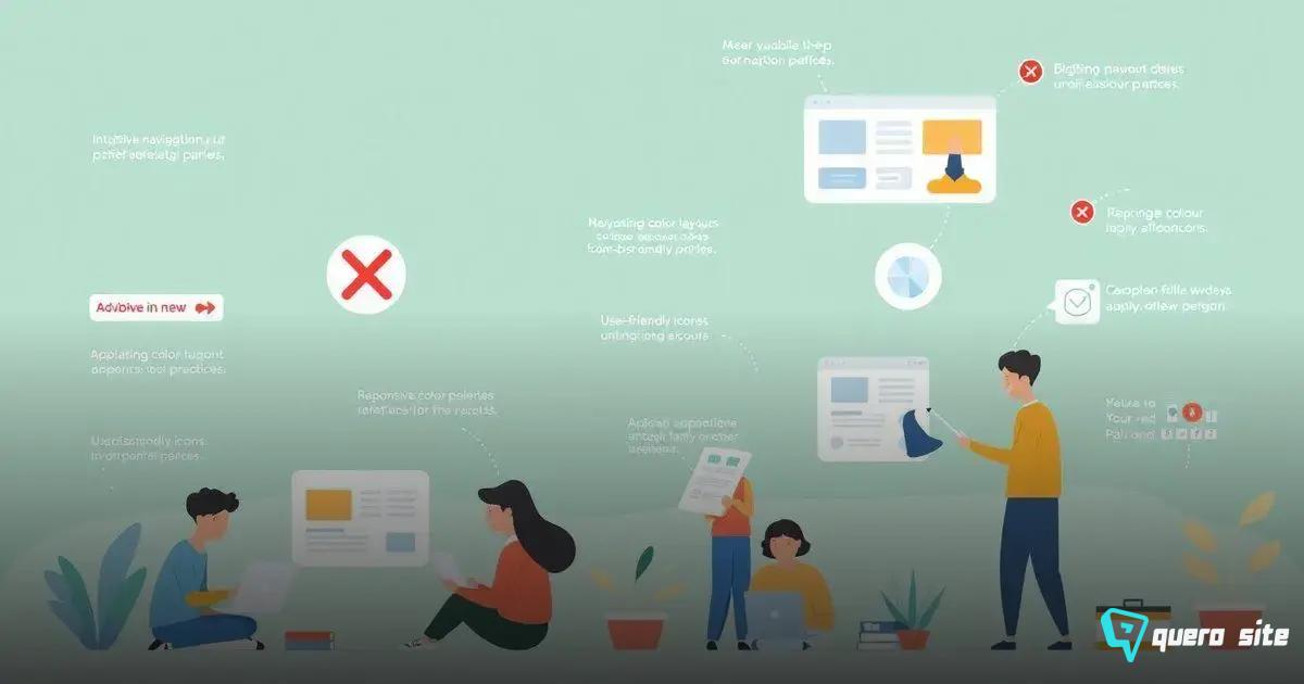 Principais elementos de design da interface