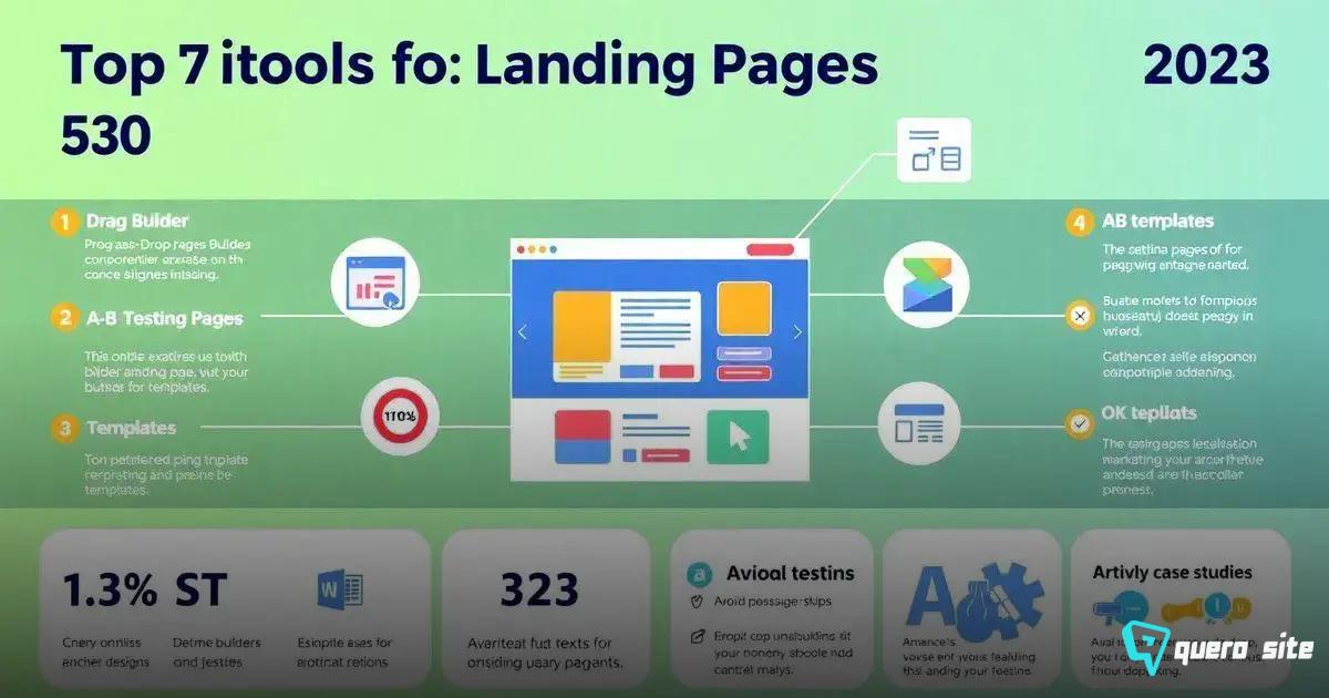 Principais ferramentas para criar landing pages Principais ferramentas para criar landing pages