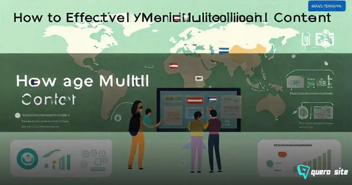 Como gerenciar conteúdo em múltiplos idiomas de maneira eficaz
