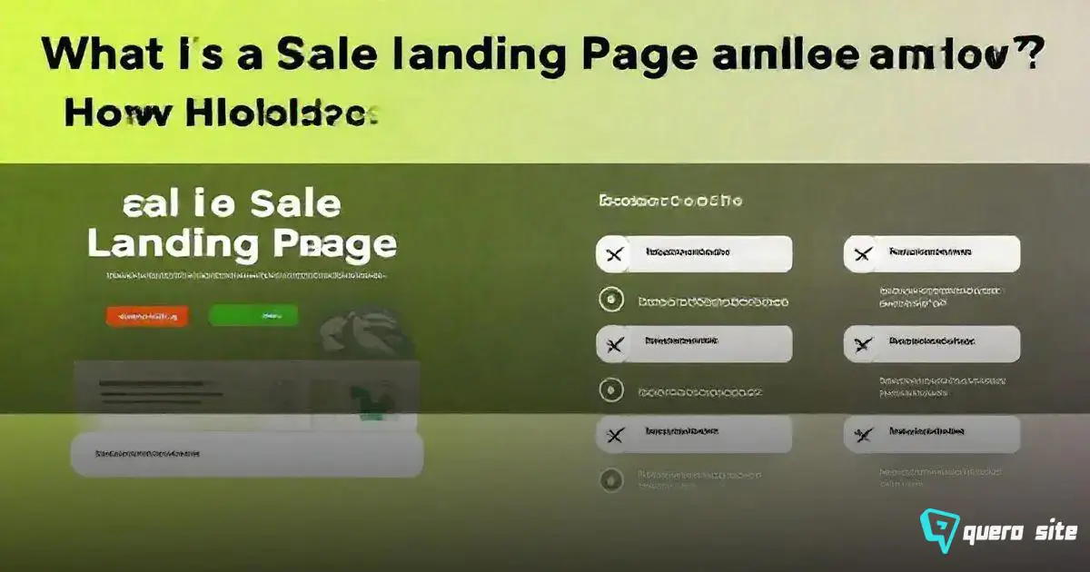 Definição de landing page de vendas