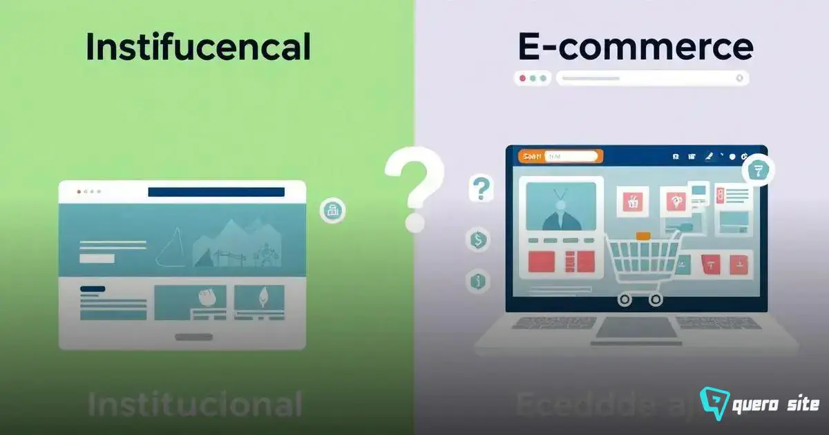 Diferença entre site institucional e e-commerce: Entenda agora!