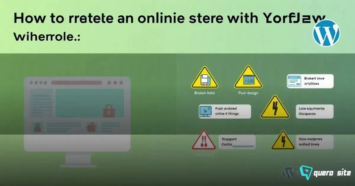 Erros comuns a evitar ao criar sua loja virtual Erros comuns a evitar ao criar sua loja virtual