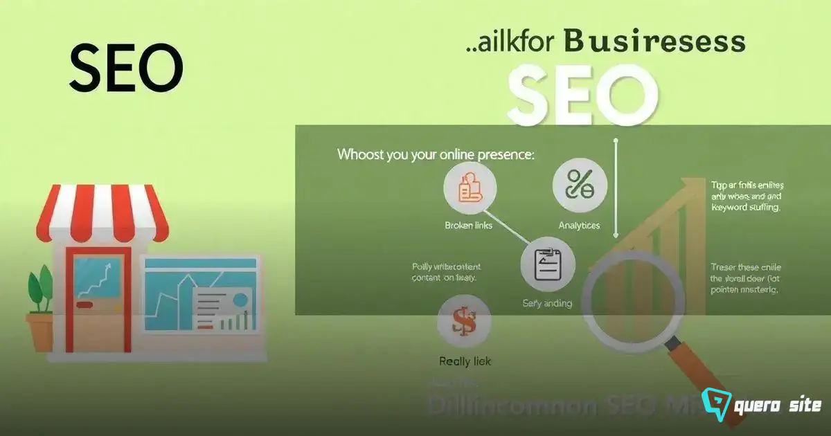 Erros comuns em SEO que pequenas empresas cometem Erros comuns em SEO que pequenas empresas cometem