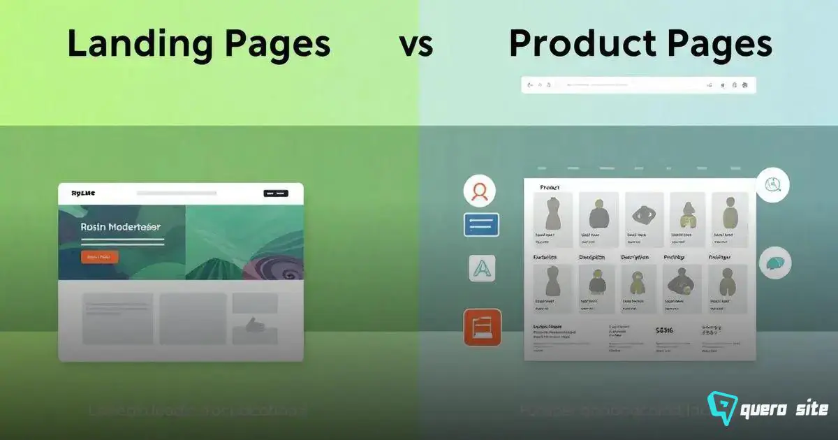 Landing Pages vs Páginas de Produto: Qual é a Melhor Opção?