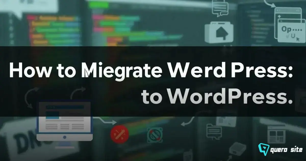 Passo a passo da migração Passo a passo da migração