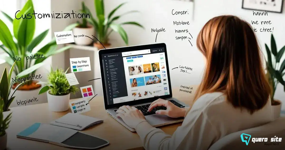 Passo a passo da personalização