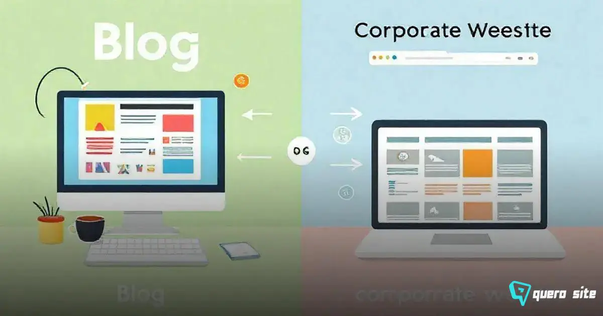 Principais diferenças entre blog e site corporativo