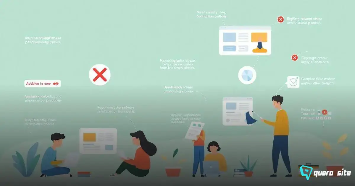 Principais elementos de design da interface