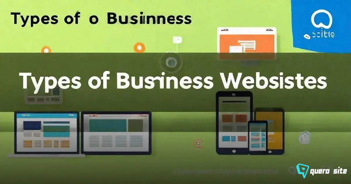 Tipos de sites para negócios: Conheça as melhores opções!